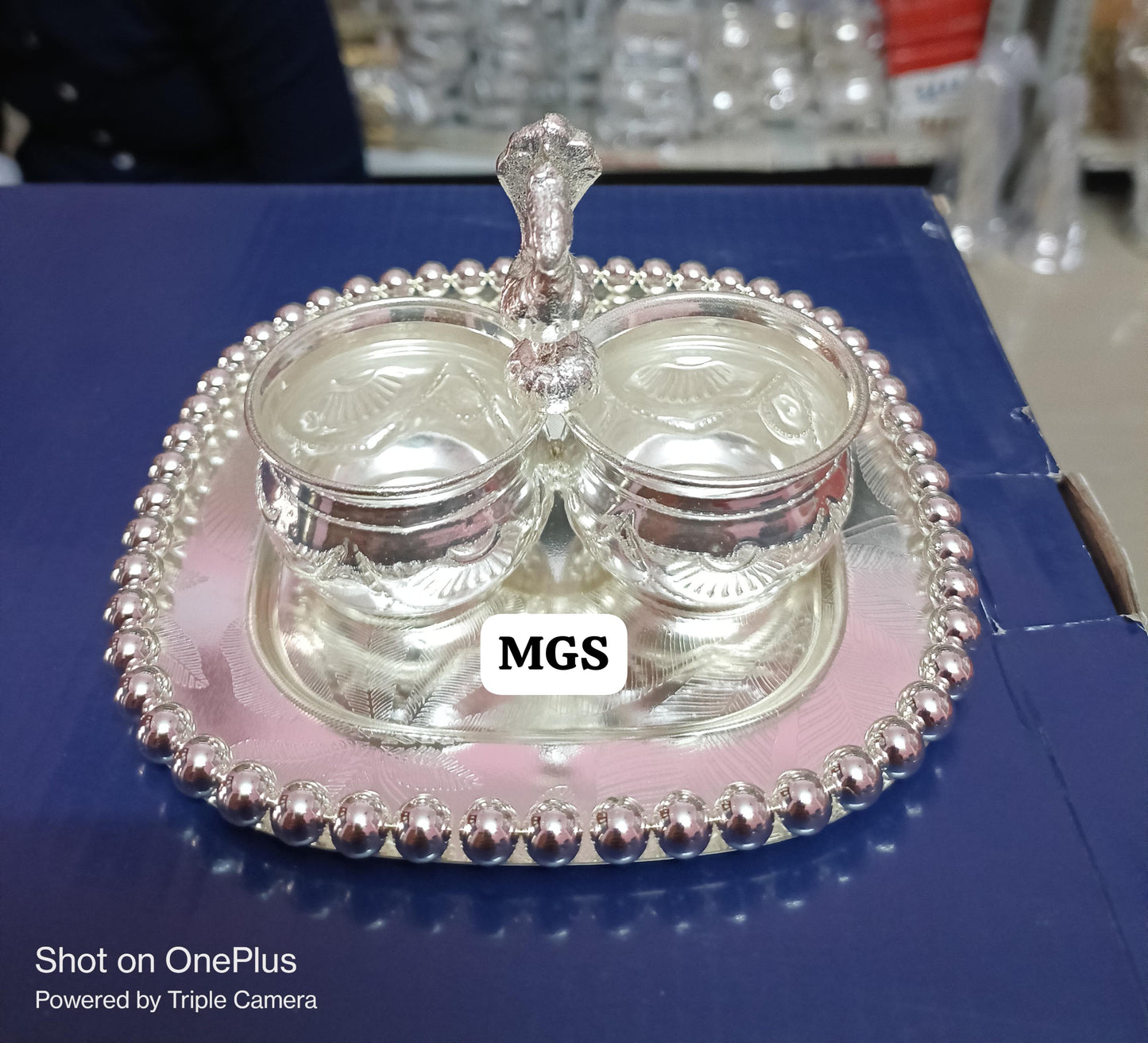 Plate with 2cup Panchwala