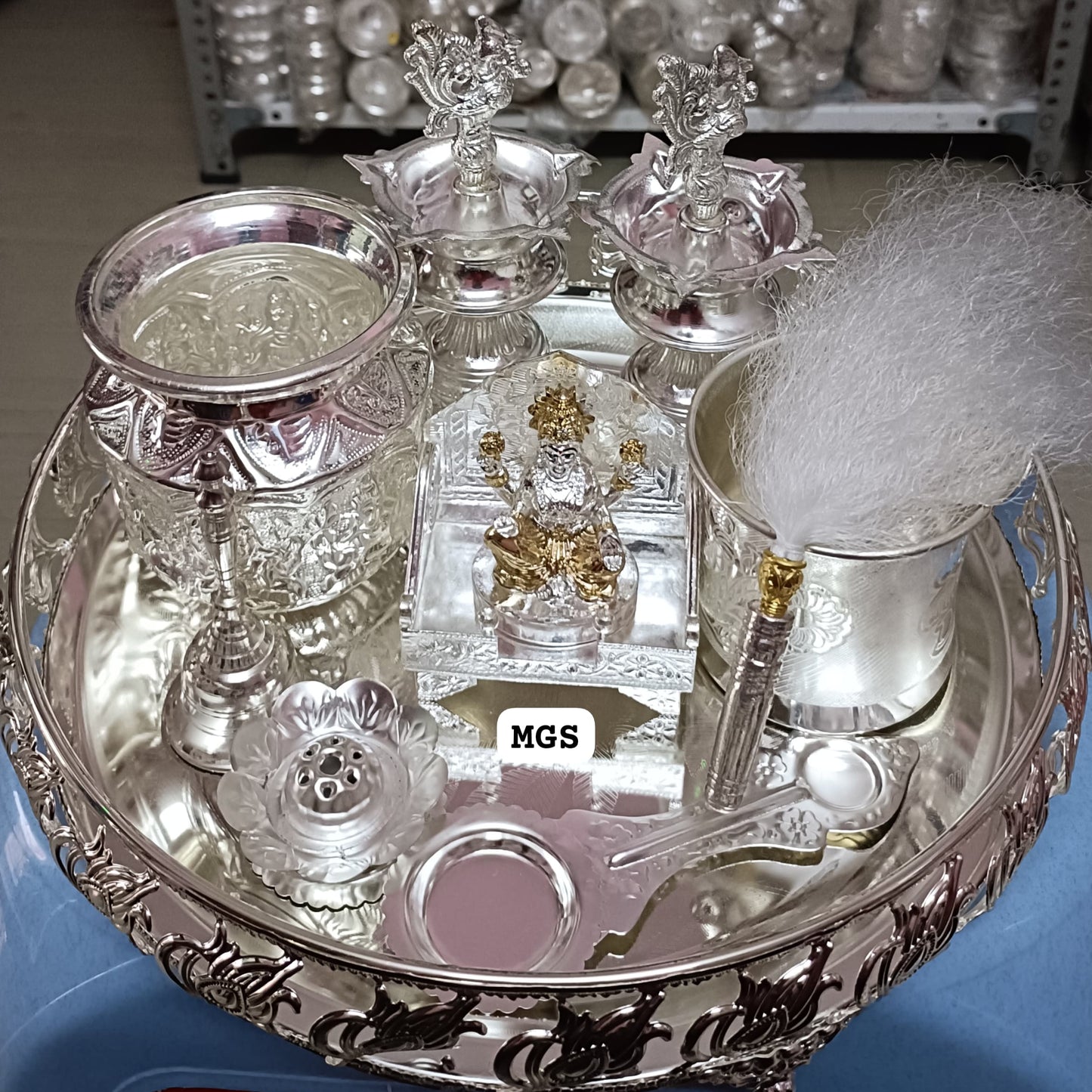 Special pooja set with chamaram