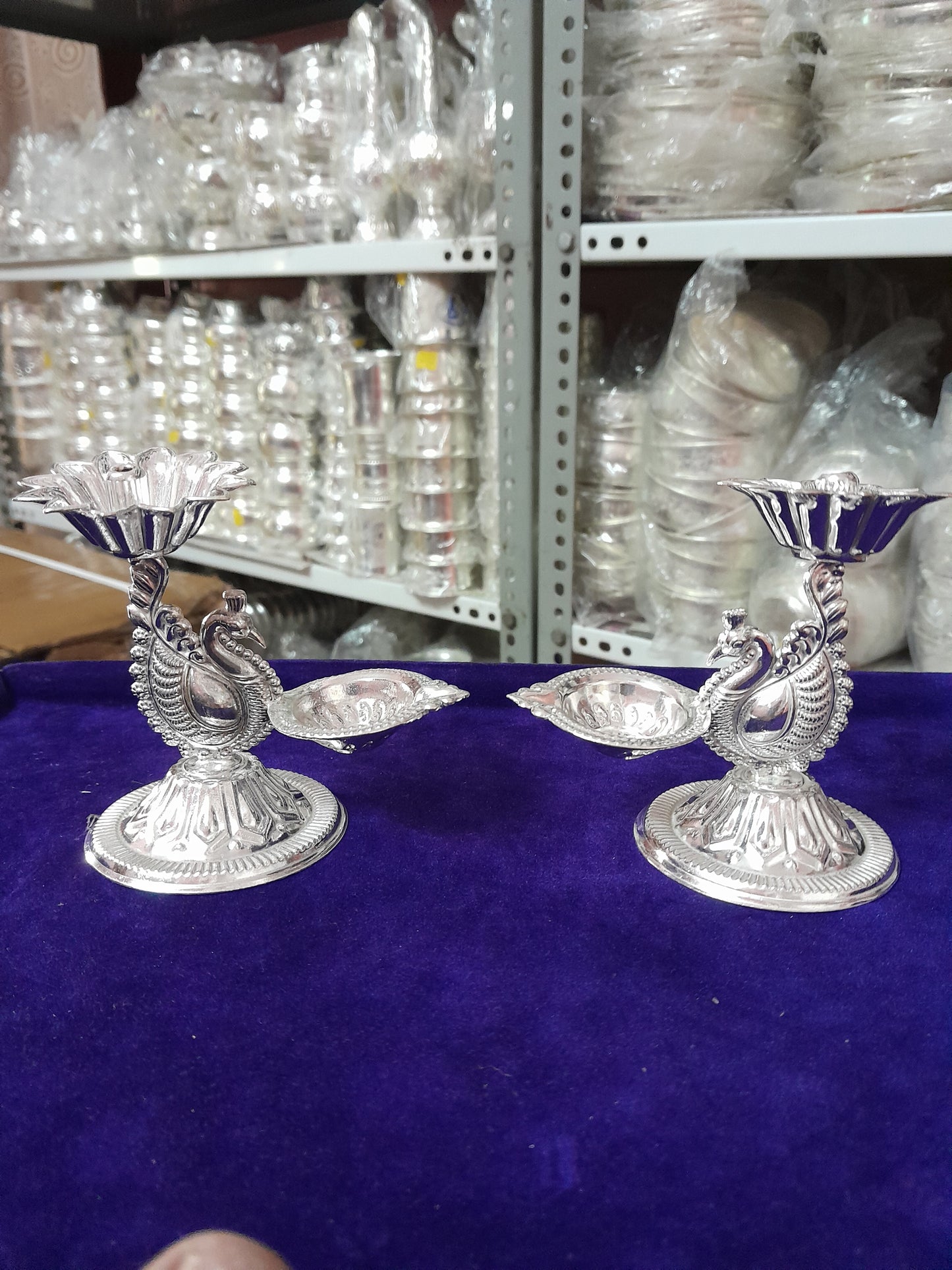 Peacock diyas