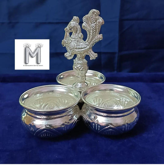 3-Cup Panchwala with Peacock Handle