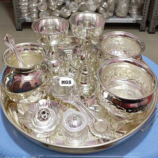 Plain Pooja set