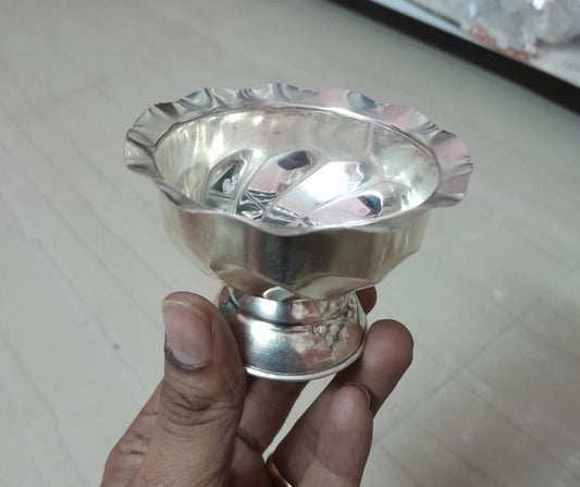 Big Cup-Metallic silver