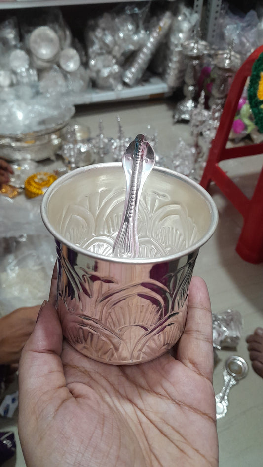 Flower design Panchaptra set