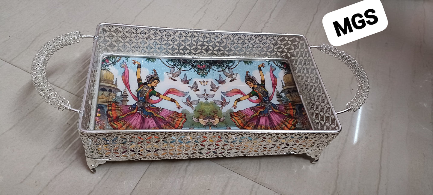 Printed rectangle Tray