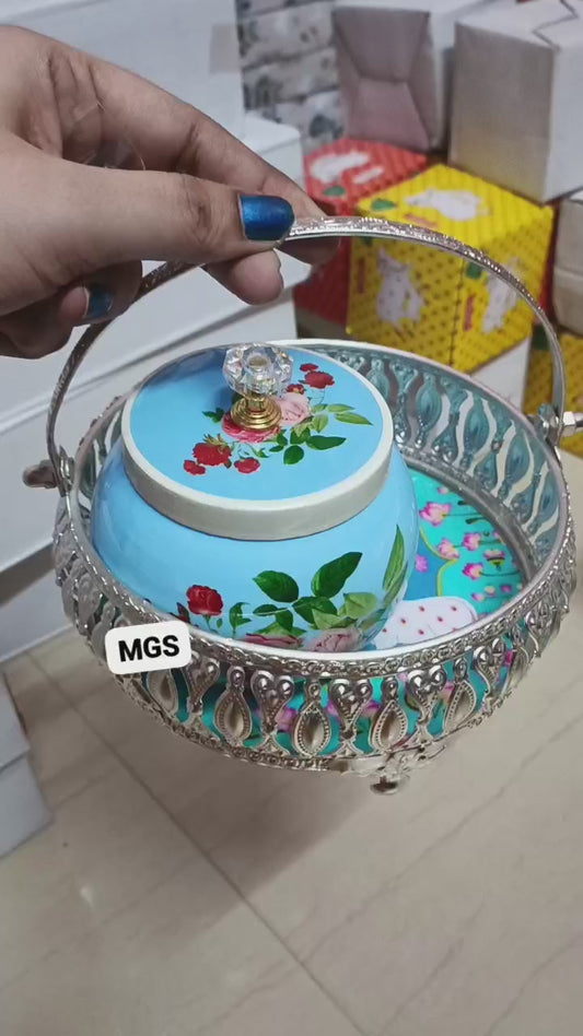 combo set Basket with Jar