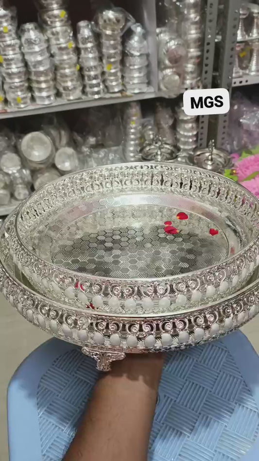 White Pearls Designer Tray Combo