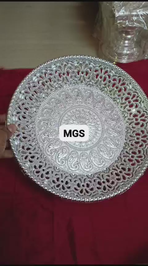 12inch plate coated with silver